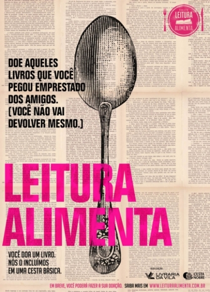 Livros são incluídos em cestas básicas