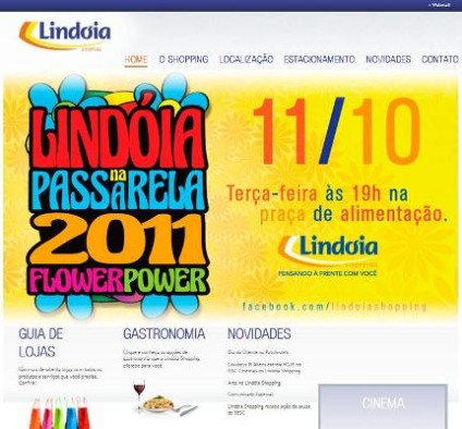 Lindóia lança novo site e investe nas redes sociais