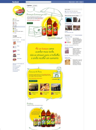 Lipton invade redes sociais com bem estar real