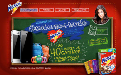 Bullet assina "caderno+irado" de Nescau Cereal