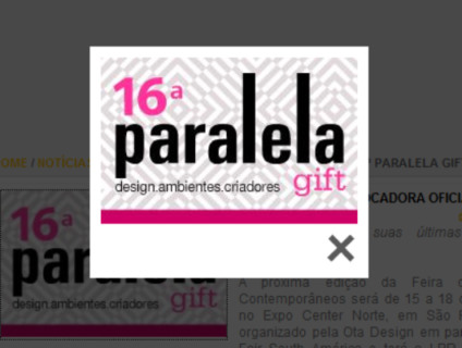 LPR é locadora oficial da Paralela Gift