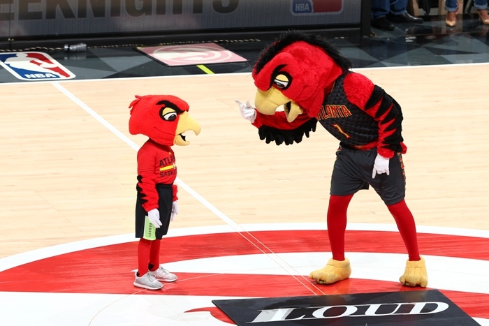 Harry, The Hawk participa da 'NBA House 2019