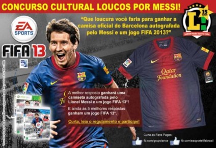Promo de Lance! sorteia camisa autografada por Messi