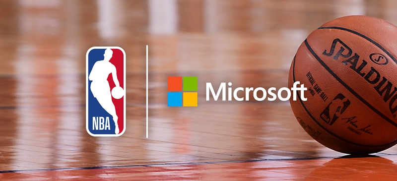 NBA anuncia nova parceria de longo prazo com a Microsoft 