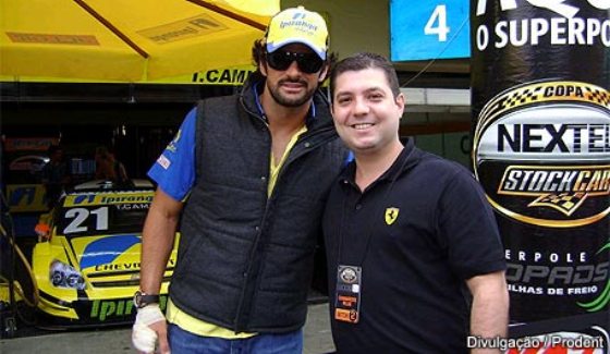 Luis Fernando e Thiago Camilo, campeão da etapa de Interlagos e vice-campeão de 2009.