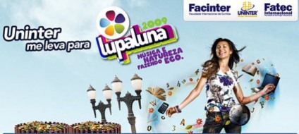 Promo do Uninter leva alunos e colaboradores ao Lupaluna