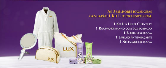 LUX com ação promocional na internet