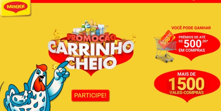 Promoção Maggi carrinho cheio