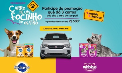 Whiskas e Pedigree lançam “Carro de um, focinho do outro”