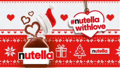 Amor e otimismo marcam mensagem da Nutella