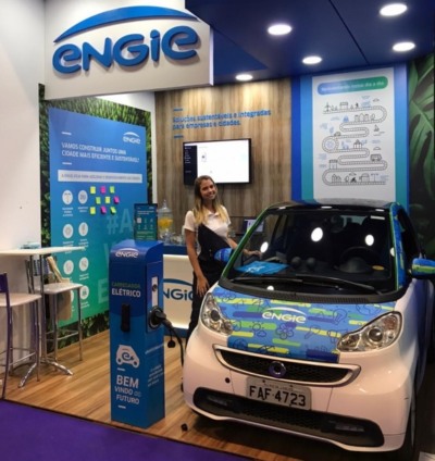 Esfera leva estande da Engie para a Feira Veículo Elétrico