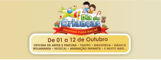 Plaza Macaé com programação especial para crianças