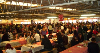 Macarronada solidária em Jaraguá do Sul