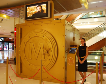 Magnum Gold coloca “cofre” em shoppings paulistas