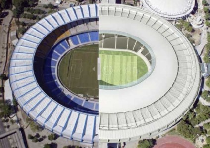 Entulhos do Maracanã transformados em souvenirs