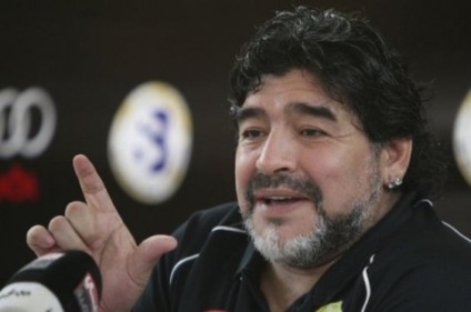 Maradona foi bem recebido em Dubai