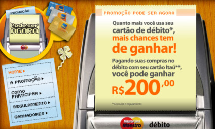 Está no ar a promo "Cartão Presente Perfeito"
