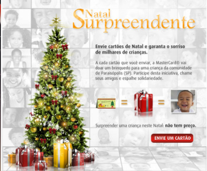 MasterCard e Estrela em ação solidária