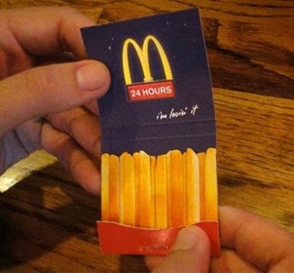 Peças de ativação para McDonald's 24h