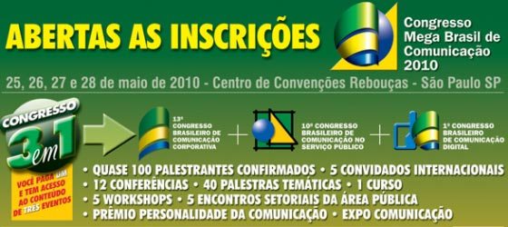 Mega Brasil unifica congressos