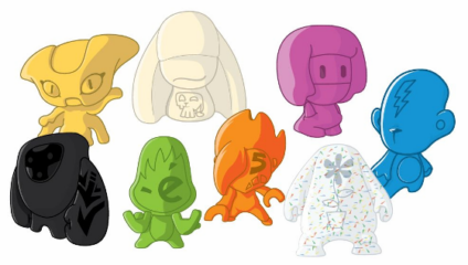 Mega-Gogo's na promoção do Giraffas