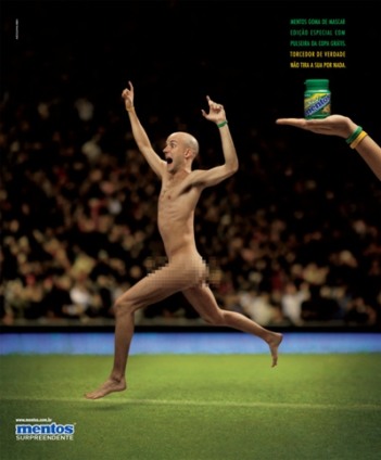 Mentos com brinde na Revista ESPN