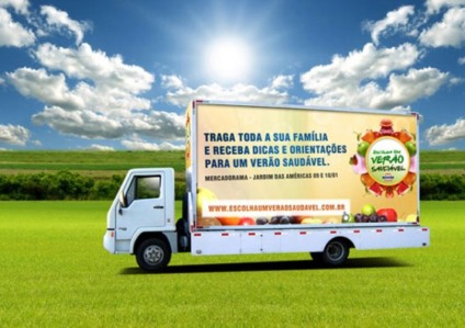 Centermídia cria "Verão Saudável" do Mercadorama 