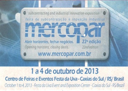 Mercopar 2013 estará em Caxias do Sul