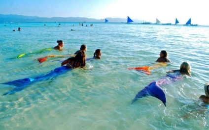Escola para sereias é atração nas Filipinas