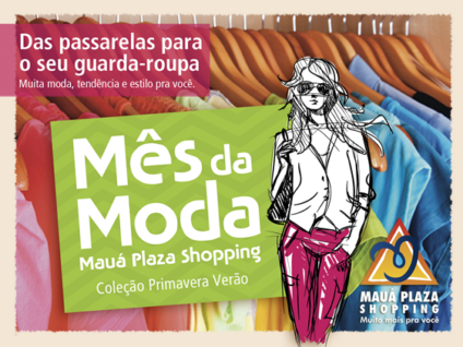 Mauá Plaza se tranforma em revista viva de moda