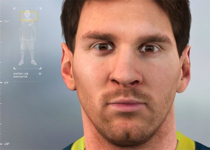 Avatar "vivo" de Messi é usado para ativar o game Fifa 14