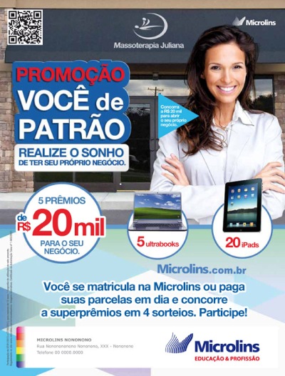 Microlins estimula o empreendedorismo com ação promo