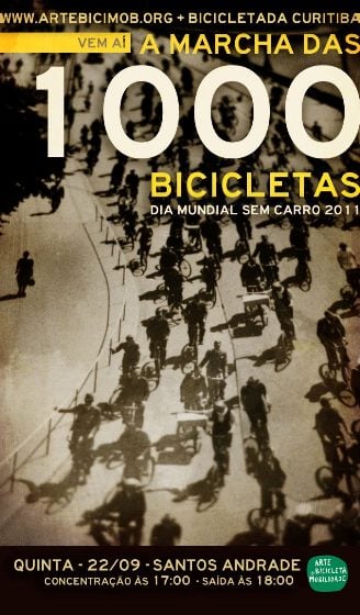 Curitiba quer colocar mil bikes nas ruas