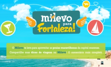 Indo a Fortaleza na ação promo da Milevo