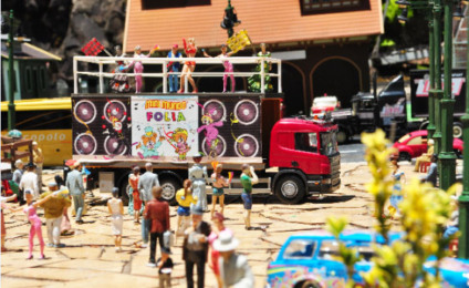 Parque Mini Mundo no ritmo do Carnaval