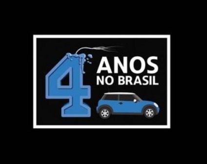 Mini comemora seu aniversário no Brasil
