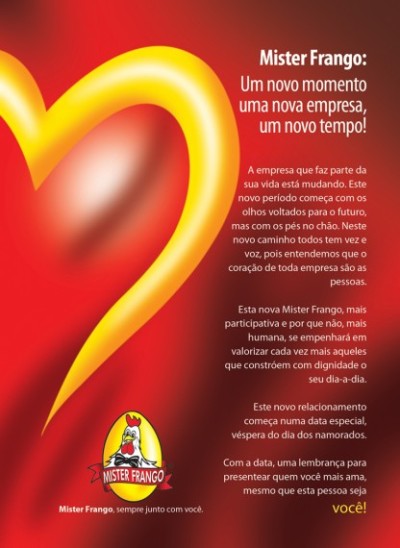 Mister Frango inicia projeto de endomarketing