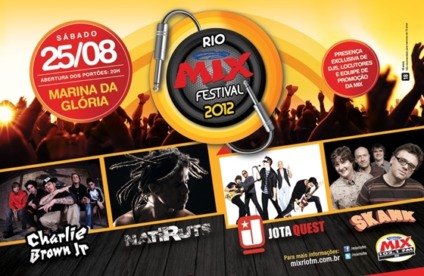 MIX FM leva ouvintes ao Rio Festival