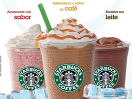 Starbucks com brindes nos pontos de venda