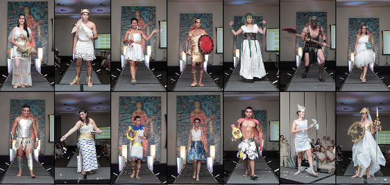 Grécia foi o tema do Concurso de Moda Sustentável