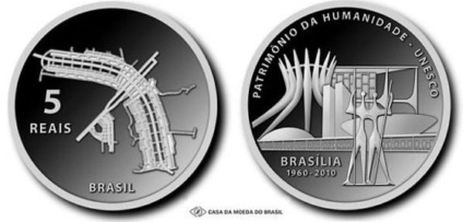 BC lança moeda para homenagear Brasília