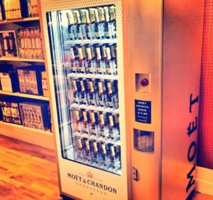 Moët & Chandon tem vending machine em Londres