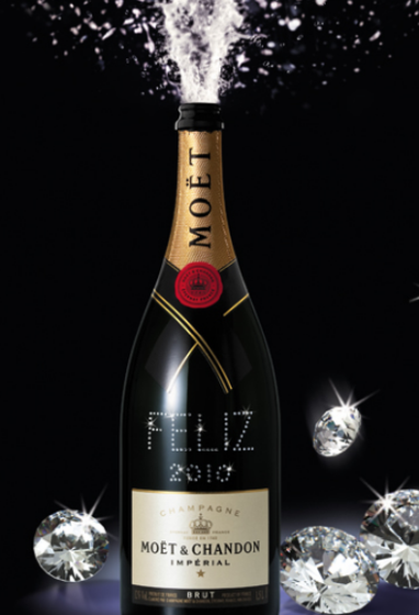 Moët customizada no Shopping Iguatemi