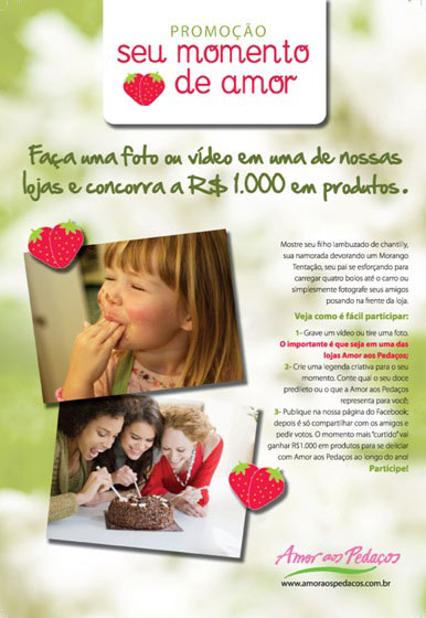 Vale-compras na ação promocional do Amor aos Pedaços