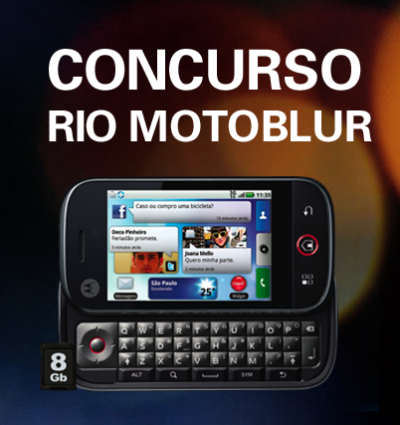 Claro e Motorola lançam Rio Motoblur Claro e Motorola lançam Rio Motoblur