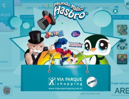 Hasbro está presente no Via Parque Shopping