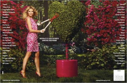 Heidi Klum estrela Dia dos Namorados do Cidade Jardim
