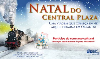 Natal do Central Plaza começa em 4D