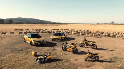 Série dourada da Honda celebra seus 50 anos na Austrália