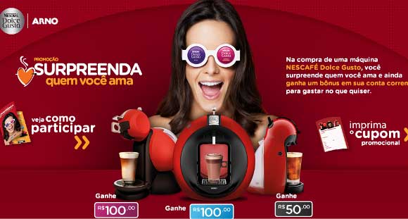 Nescafé Dolce Gusto com promo no PDV